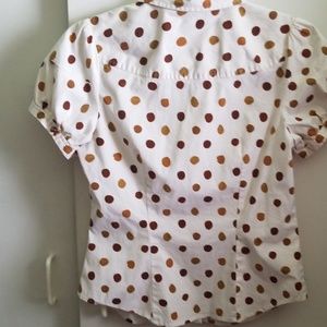 Anthropologie Tops - Anthropologie Odille Polka Dot Shirt sz 4 Anthropologie Tops - Anthropologie Odille Polka Dot Shirt sz 4
